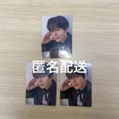 長尾謙杜 アシンメトリー/ Black Nightmare 特典 トレカ 3枚