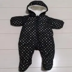 PETIT BATEAU ドット柄ロンパース 3m/60cm