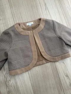 キャサリンコテージ ボレロ ジャケット チェック 110cm