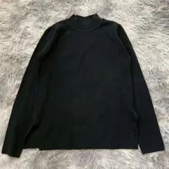 美品✨【a.v.v】 タートルネックニットセーター 黒 長袖 S イトキン