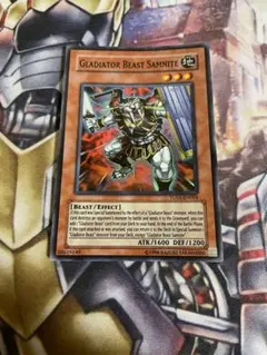遊戯王 剣闘獣サムニテ 英語TU01スーパー - メルカリ