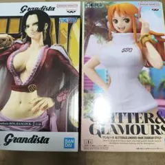 ワンピース フィギュア ボア・ハンコック ナミ　２個セット