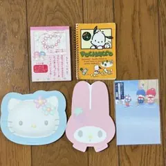 平成　レトロ　メモ帳　雑貨　サンリオ　まとめ売り 平成レトロ サンリオ キティちゃん 他 メモ帳 まとめ売り - メルカリ