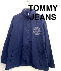 TOMMY JEANS ネイビーXS0077ナイロンジャケットマウンテンパーカー