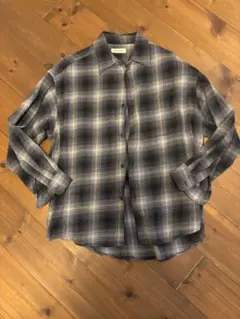 FREAKSSTORE限定展開RelaxfitオンブレチェックネルシャツSサイズ