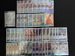 ワンピースカード　青デッキ　パラレル　デッキパーツ付き