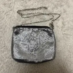 KBF + メタリックショルダーバッグ