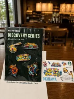 【沖縄県】スタバ DISCOVERY SERIES ピンバッジ カード セットのサムネイル