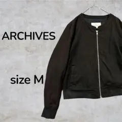 ARCHIVES アウター　ジャケット　長袖　MA-1 ブラウン　サイズM 古着