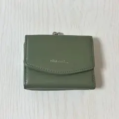 niko and... ニコアンド グリーン　緑　 三つ折り財布