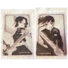 胡蝶しのぶ&カナヲ　箔カードコレクション　鬼滅の刃　ジャンプショップ　ジャンショ