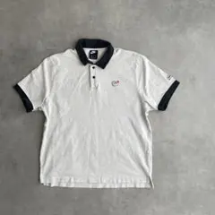 13233 NIKE ワンポイント 刺繍 リンガーネック ポロシャツ