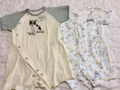 西松屋カバーオール2枚セット　70〜80cmのサムネイル
