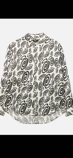 ［希少サイズ］stussy SWIRLY S SILK SHIRT (M)