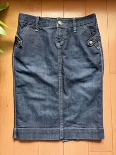 ARMANI EXCHANGE デニム タイトスカート 0のサムネイル