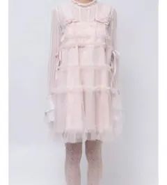 merry jenny チュールコルセットミニワンピ