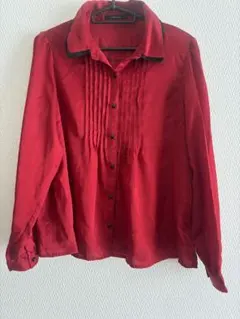 K.garçon deue 赤 長袖シャツ Lサイズ