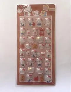 サンリオ ぷくぷくシール ハローキティ 赤