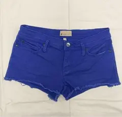 ROXY ロキシー　デニム ショートパンツ 青　ブルー　レディース　コットン