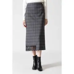 ADORE アドーア ソフト２WAYチェックスカート　38のサムネイル
