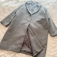 オーバーサイズ チェスターコート