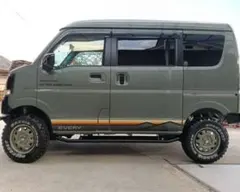 最終価格 エブリイ（DA17W/V・DA18W/V）サイドステップ プラスライン