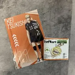 ハイキュー!! 月島 蛍 ジロリ つながるアクリルチャーム烏野ver