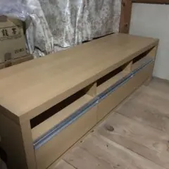 北欧カントリー風ローボード COPAIN 150LB-LBR2 可動式棚板付き - メルカリ