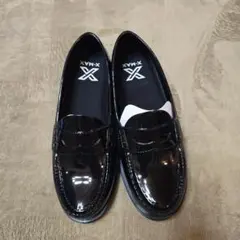 値下げ!!!新品未使用ブラックローファー 晴雨両用 レインシューズ 23.5cm