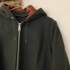 早い者勝ち！　古着　コート　デザイン　フード付き