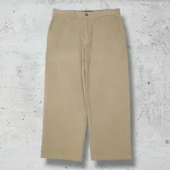 90s 00s Eddie Bauer ワイドコーデュロイパンツ　細畝　極太