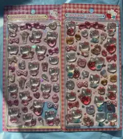 【国内正規品】ボンボンドロップシール　サンリオ　キティ第2弾2種セット