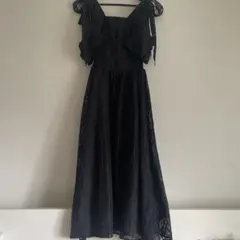 SNAIDELオフショル肩リボンワンピース