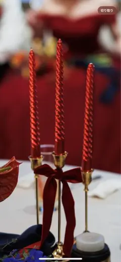 ウェディング テーブルアイテム キャンドル