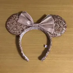 ミッキー耳カチューシャ ローズゴールド