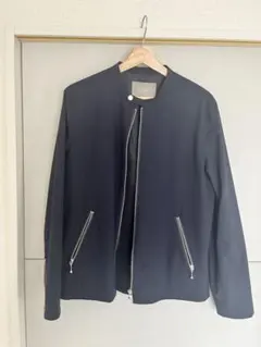 UNITED ARROWS LTD ノーカラージャケット ネイビー