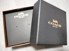 COACH　コーチ　ピアスボックス　空箱　ギフトボックス　アクセサリーケース　黒