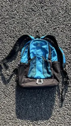 adidas 青黒 リュック メッシュポケット付き