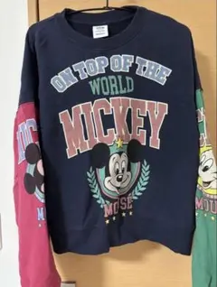 Disney MOUSSY コラボ　トレーナー　ミッキー　スウェットのサムネイル