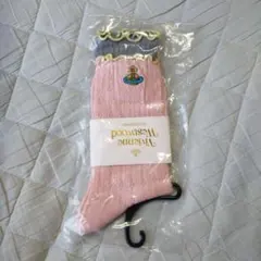 ヴィヴィアンウエストウッド　グレーフリルピンクソックス