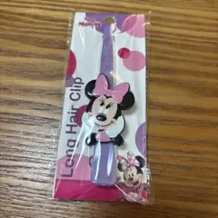 ミニーちゃん　ロングヘアクリップ