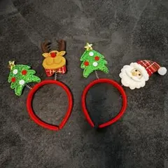 クリスマスカチューシャ　2個セット