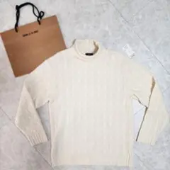 新品■COMME CA ISM■ウール■ハイネックニット　セーター　Fサイズ