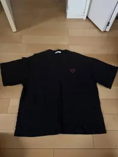 WEGO Naughty ハートプリント Tシャツ ブラック