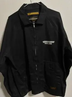 ネイバーフッド デニム カバーオール ジャケット XLサイズ ブラック NEIGHBORHOOD 2000年代 ネイバーフッド 裏原 デニムジャケット G