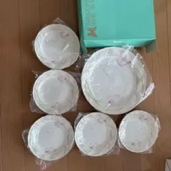 新品　モリハナエお皿6点セットのサムネイル