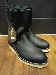 A BATHING APE 　ペコスブーツ　ブラック Size9　エイプのサムネイル
