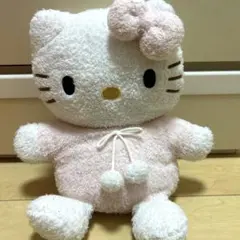 特大 キティちゃん くま ぬいぐるみ ピンク リボン 平成 - メルカリ
