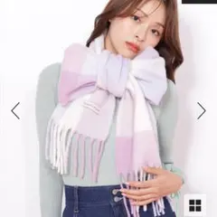 JILL by JILL STUART ブロックチェックストール