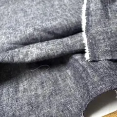 4.4M国産コットンダンガリーワッシャーインディゴ綿生地布地 ハンドメイド